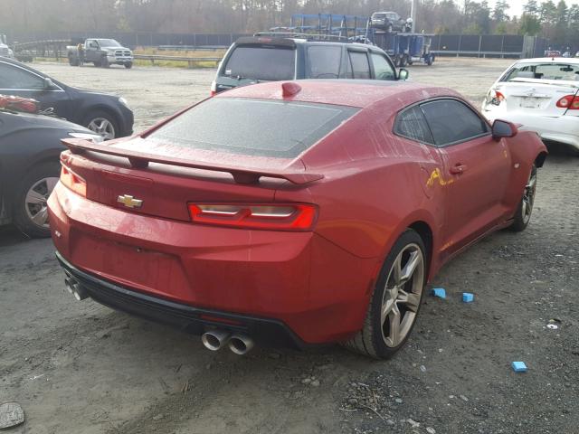 1G1FE1R76J0102320 - 2018 CHEVROLET CAMARO SS RED photo 4