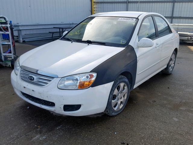 KNAFE121575466315 - 2007 KIA SPECTRA EX WHITE photo 2