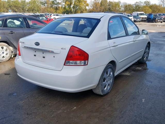 KNAFE121575466315 - 2007 KIA SPECTRA EX WHITE photo 4