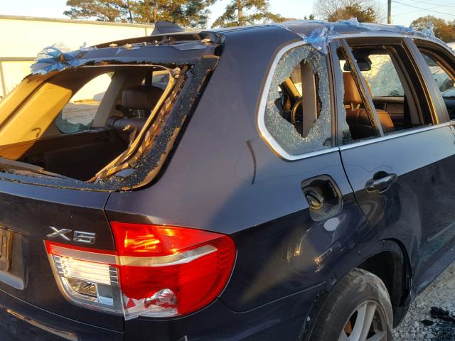 5UXFE8C59AL312138 - 2010 BMW X5 XDRIVE4 BLUE photo 9