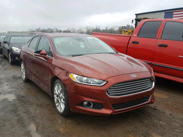 3FA6P0K92ER200280 - 2014 FORD FUSION TIT RED photo 1