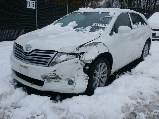 4T3BA3BB9BU019604 - 2011 TOYOTA VENZA BASE WHITE photo 2