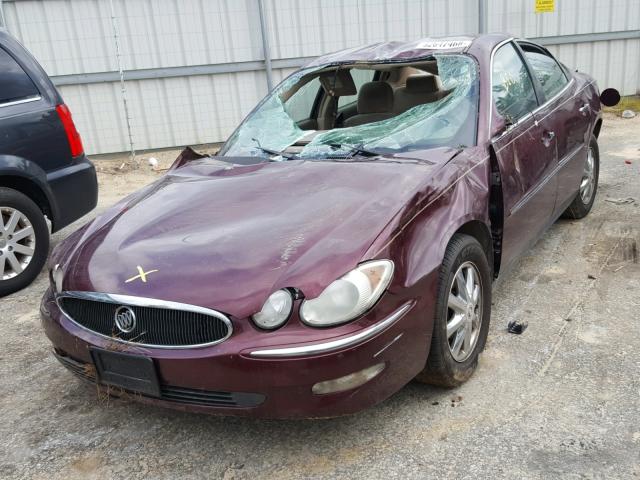 2G4WC582271244232 - 2007 BUICK LACROSSE C BURGUNDY photo 2