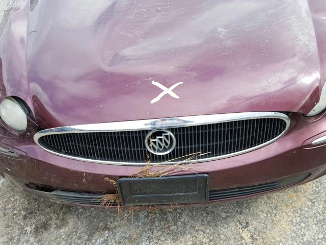 2G4WC582271244232 - 2007 BUICK LACROSSE C BURGUNDY photo 7