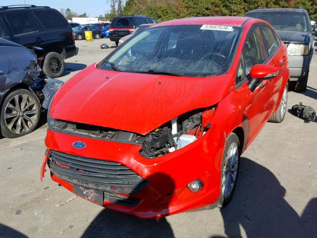 3FADP4BJ7EM179447 - 2014 FORD FIESTA SE RED photo 2