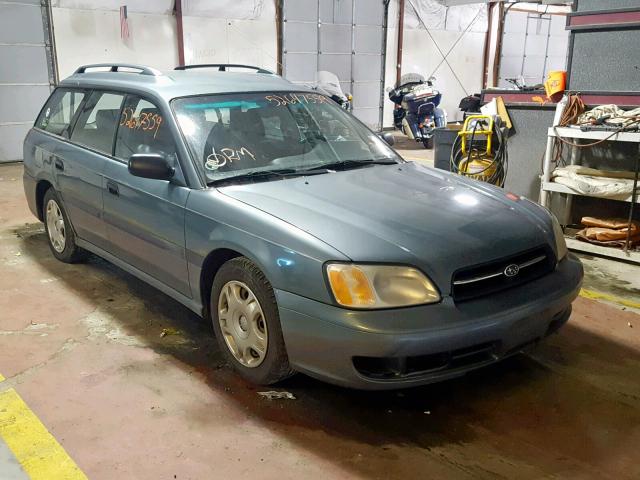 4S3BH635416302076 - 2001 SUBARU LEGACY L GREEN photo 1