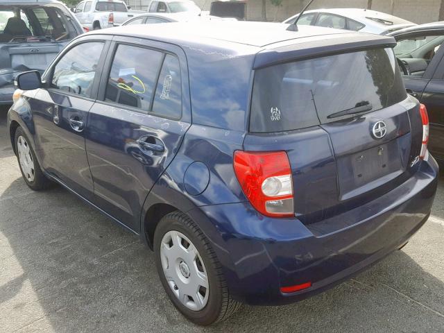 JTKKU10468J002873 - 2008 SCION XD BLUE photo 3