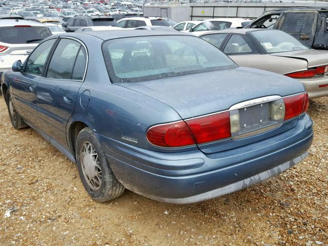 1G4HR54K4YU146855 - 2000 BUICK LESABRE LI BLUE photo 3