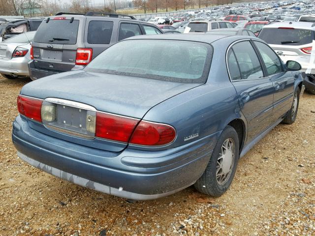 1G4HR54K4YU146855 - 2000 BUICK LESABRE LI BLUE photo 4