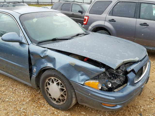 1G4HR54K4YU146855 - 2000 BUICK LESABRE LI BLUE photo 9