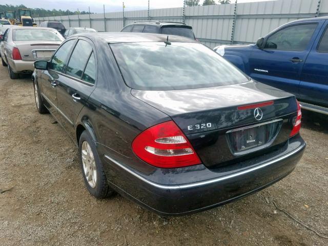 WDBUF65J74A443667 - 2004 MERCEDES-BENZ E 320 BLACK photo 3