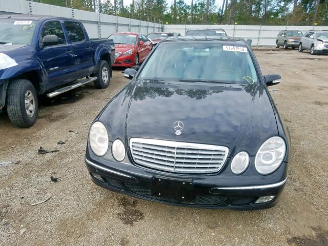 WDBUF65J74A443667 - 2004 MERCEDES-BENZ E 320 BLACK photo 9