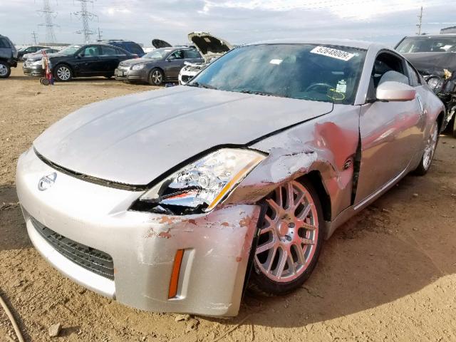 JN1AZ34D03T106608 - 2003 NISSAN 350Z COUPE SILVER photo 2