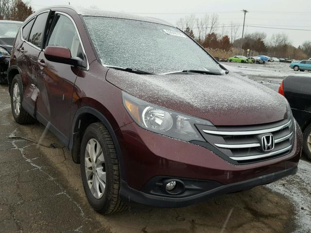 5J6RM3H73EL029488 - 2014 HONDA CR-V EXL BURGUNDY photo 1