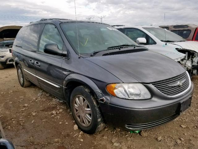 2C4GP54L84R571436 - 2004 CHRYSLER TOWN & COU GRAY photo 1