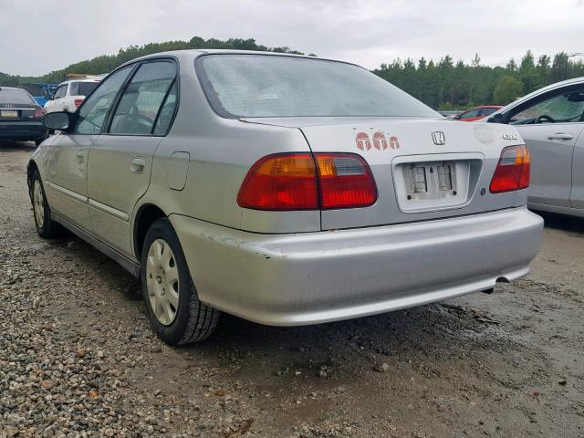 2HGEJ6615YH552723 - 2000 HONDA CIVIC BASE SILVER photo 3