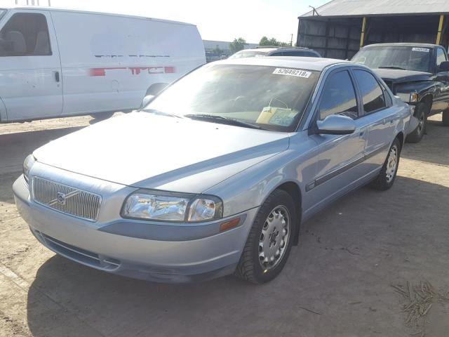 YV1TS94D4Y1089497 - 2000 VOLVO S80 BLUE photo 2