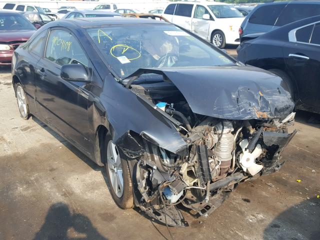 2HGFG12918H514438 - 2008 HONDA CIVIC EXL BLACK photo 1