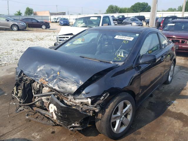 2HGFG12918H514438 - 2008 HONDA CIVIC EXL BLACK photo 2