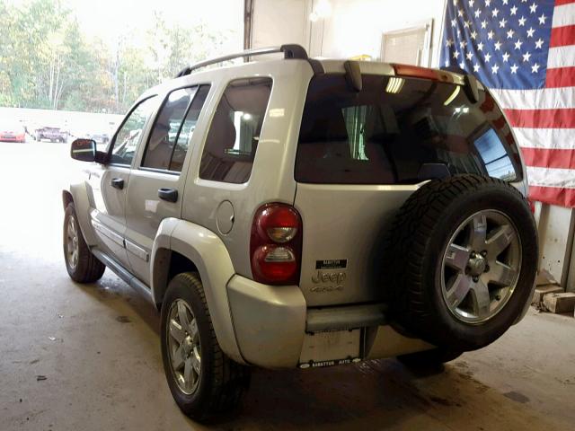 1J4GL58KX6W179849 - 2006 JEEP LIBERTY LI SILVER photo 3