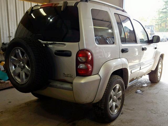 1J4GL58KX6W179849 - 2006 JEEP LIBERTY LI SILVER photo 4