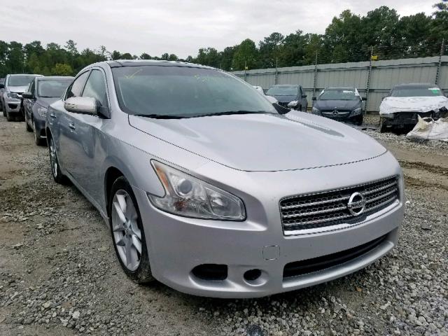 1N4AA5AP4AC844137 - 2010 NISSAN MAXIMA S SILVER photo 1