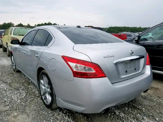 1N4AA5AP4AC844137 - 2010 NISSAN MAXIMA S SILVER photo 3