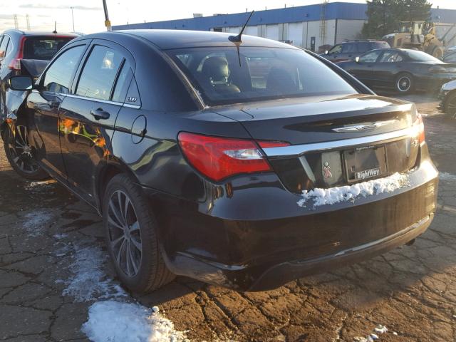 1C3CCBBB8DN603757 - 2013 CHRYSLER 200 TOURIN BLACK photo 3