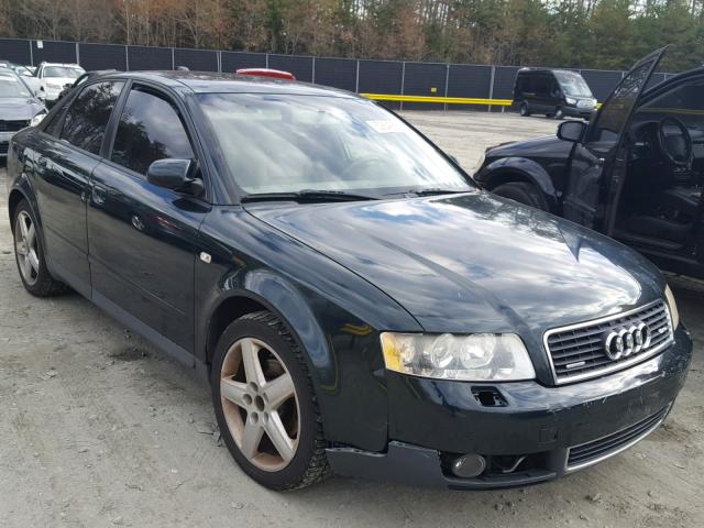 WAULC68E04A120725 - 2003 AUDI 4-DR SEDAN GREEN photo 1