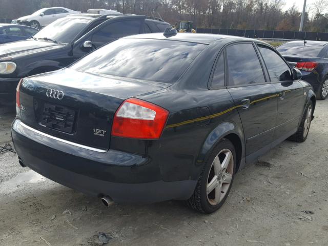 WAULC68E04A120725 - 2003 AUDI 4-DR SEDAN GREEN photo 4