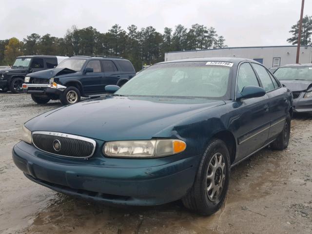 2G4WS52J1Y1333939 - 2000 BUICK CENTURY CU GREEN photo 2