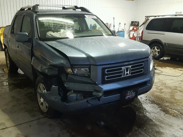 2HJYK16478H507171 - 2008 HONDA RIDGELINE BLUE photo 9