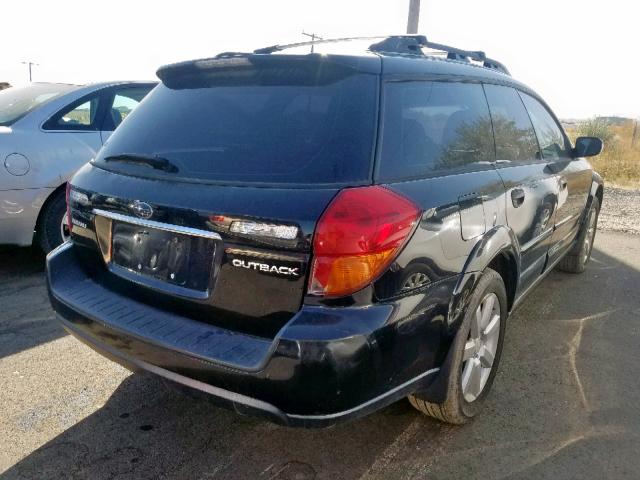 4S4BP61C067360011 - 2006 SUBARU LEGACY OUT BLACK photo 4