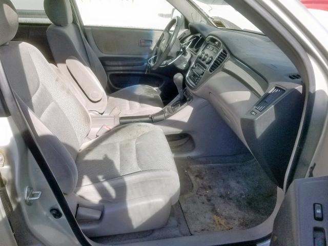 JTEGF21A330081463 - 2003 TOYOTA HIGHLANDER SILVER photo 5