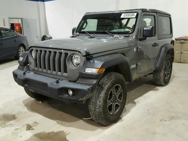 1C4GJXAG5JW271604 - 2018 JEEP WRANGLER S GRAY photo 2