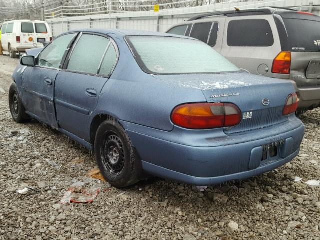 1G1NE52M6X6151462 - 1999 CHEVROLET MALIBU LS 蓝色 照片 3