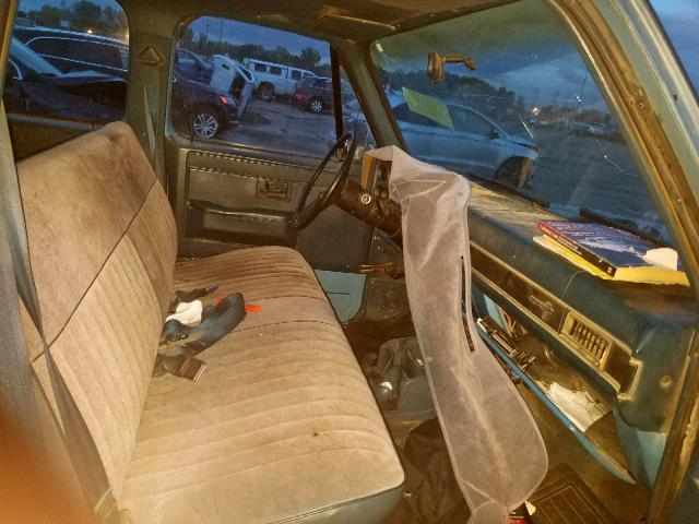 1GNGR26N4HF119267 - 1987 CHEVROLET SUBURBAN R BLUE photo 5