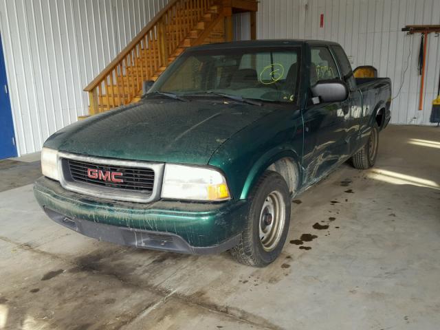 1GTCS1952Y8240837 - 2000 GMC SONOMA GREEN photo 2