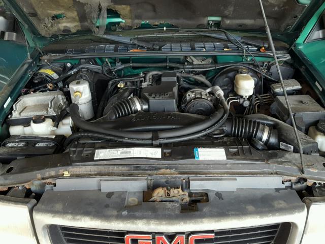 1GTCS1952Y8240837 - 2000 GMC SONOMA GREEN photo 7