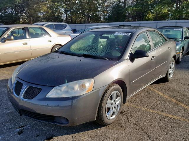 1G2ZF58B874192073 - 2007 PONTIAC G6 VALUE L GRAY photo 2