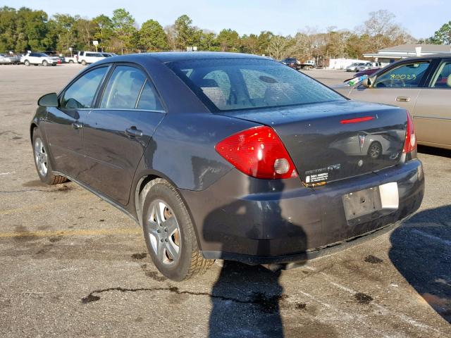 1G2ZF58B874192073 - 2007 PONTIAC G6 VALUE L GRAY photo 3