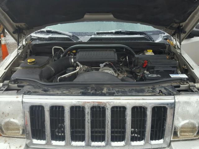 1J8HG48P87C591526 - 2007 JEEP COMMANDER TAN photo 7