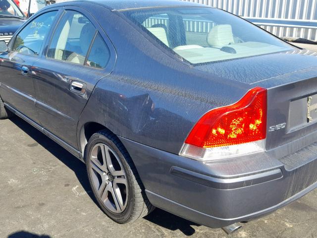 YV1RS547762557131 - 2006 VOLVO S60 T5 GRAY photo 9