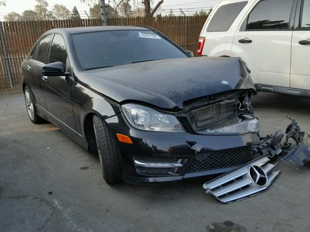 WDDGF4HB7DR248408 - 2013 MERCEDES-BENZ C 250 BLACK photo 1