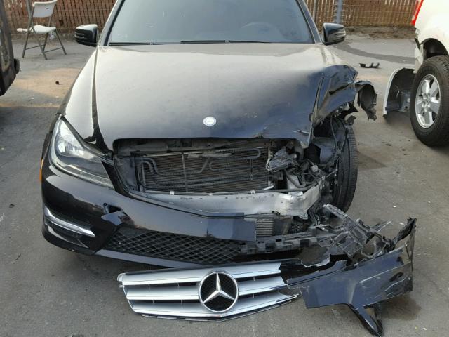 WDDGF4HB7DR248408 - 2013 MERCEDES-BENZ C 250 BLACK photo 7