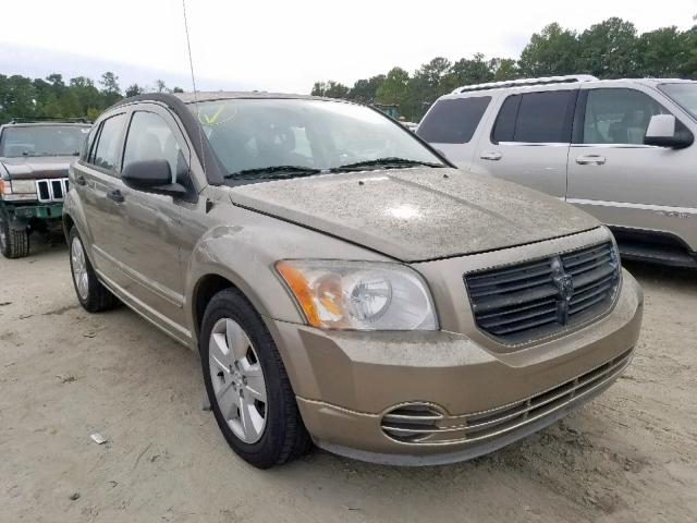 1B3HB48BX7D102792 - 2007 DODGE CALIBER SX GOLD photo 1