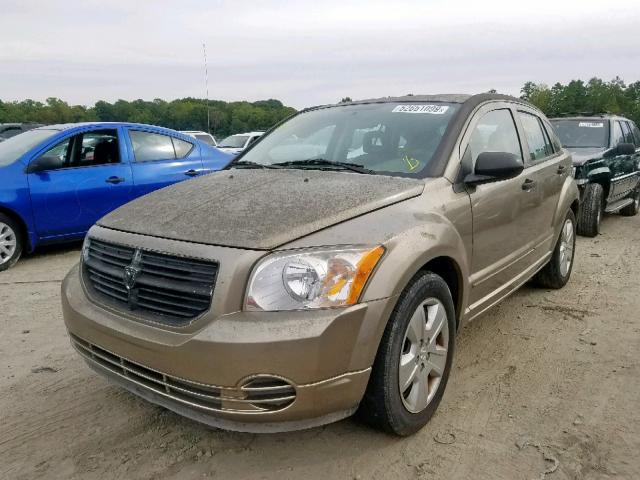 1B3HB48BX7D102792 - 2007 DODGE CALIBER SX GOLD photo 2