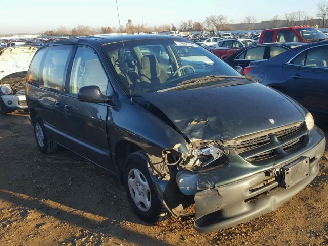 2B4FP25B3YR620190 - 2000 DODGE CARAVAN GREEN photo 1