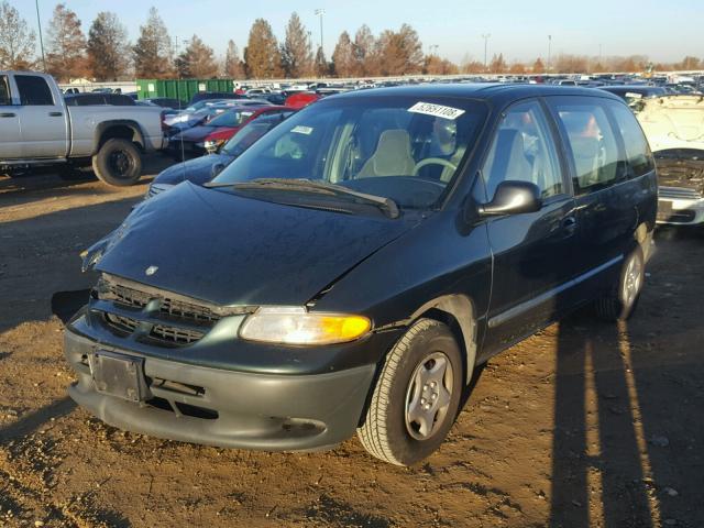 2B4FP25B3YR620190 - 2000 DODGE CARAVAN GREEN photo 2