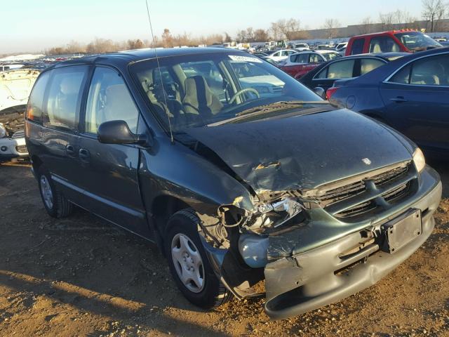 2B4FP25B3YR620190 - 2000 DODGE CARAVAN GREEN photo 9